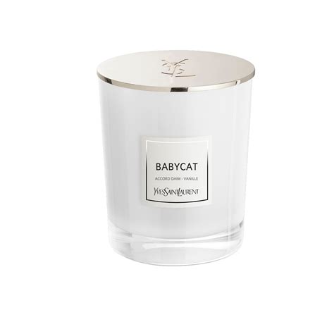 ysl blouse candle|YSL babycat candle.